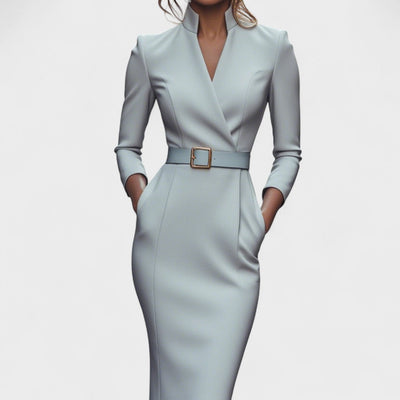 Inês - Vestido Elegante com Cinto