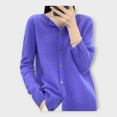 Cárdigan elegante com botões