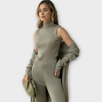 Sandra - Conjunto elegante de 3 peças