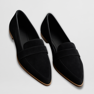 Andresa – Mocassins de camurça macia para mulher