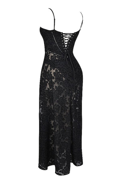 Serena - Vestido longo elegante para casamentos e eventos