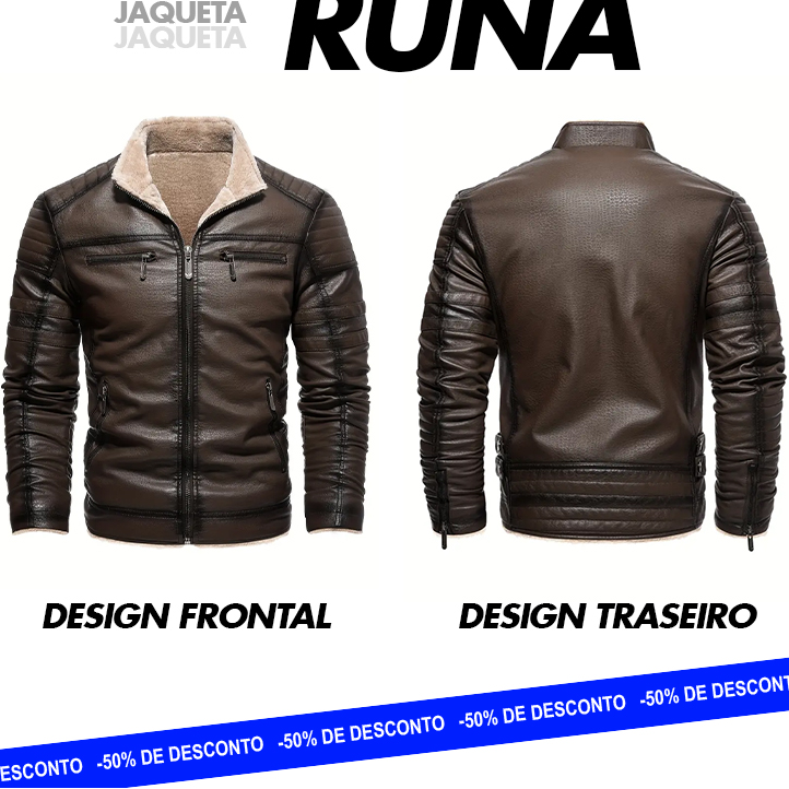Jaqueta Runa - Interior Forrado com Tecido Suave e Quente