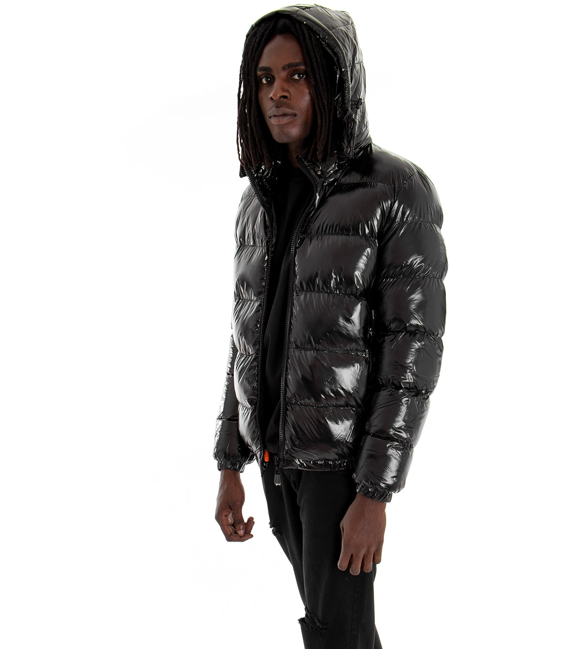 Puffer Bomber para Homem com Capuz