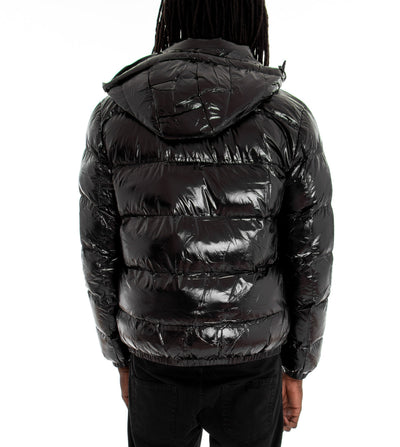 Puffer Bomber para Homem com Capuz