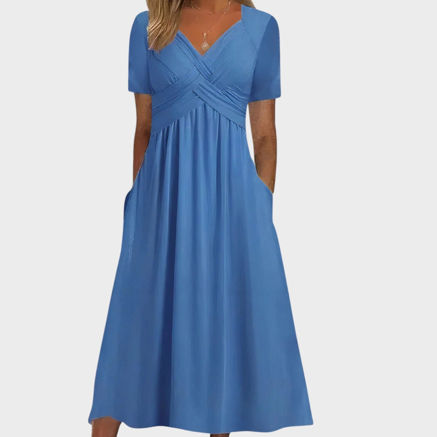 Teresa - Vestido confortável com decote em V