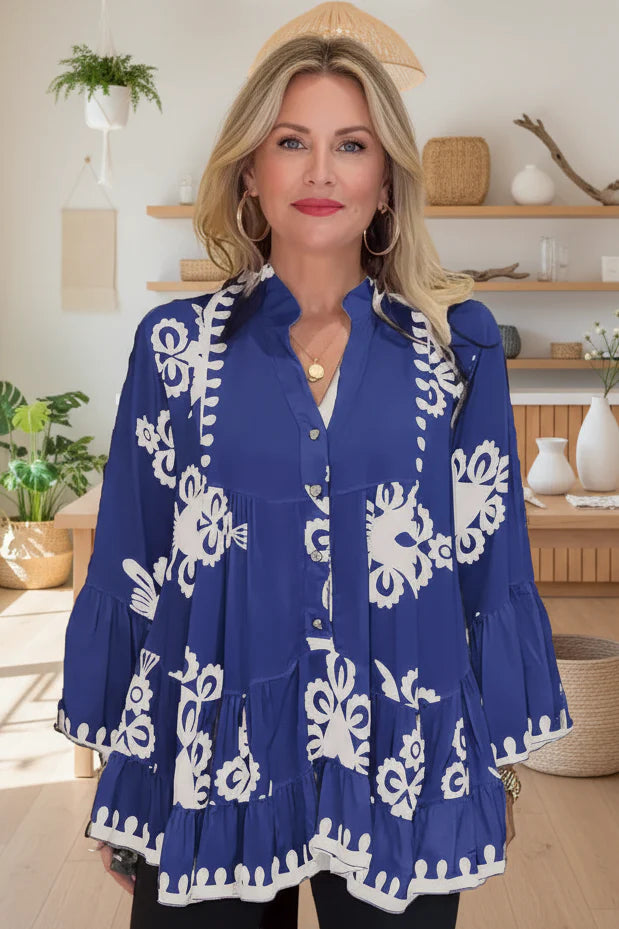 NYSSA – BLUSA BORDADA ELEGANTE