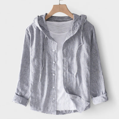 Clara - Blusa de Algodão com Capuz