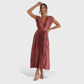 Eduarda - Vestido midi elegante
