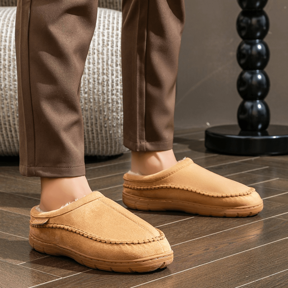 Brenic – Pantufas Casuais Elegantes para Homem