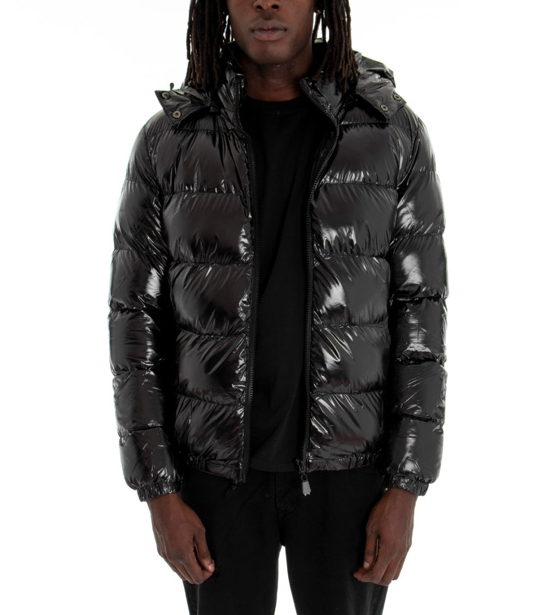 Puffer Bomber para Homem com Capuz