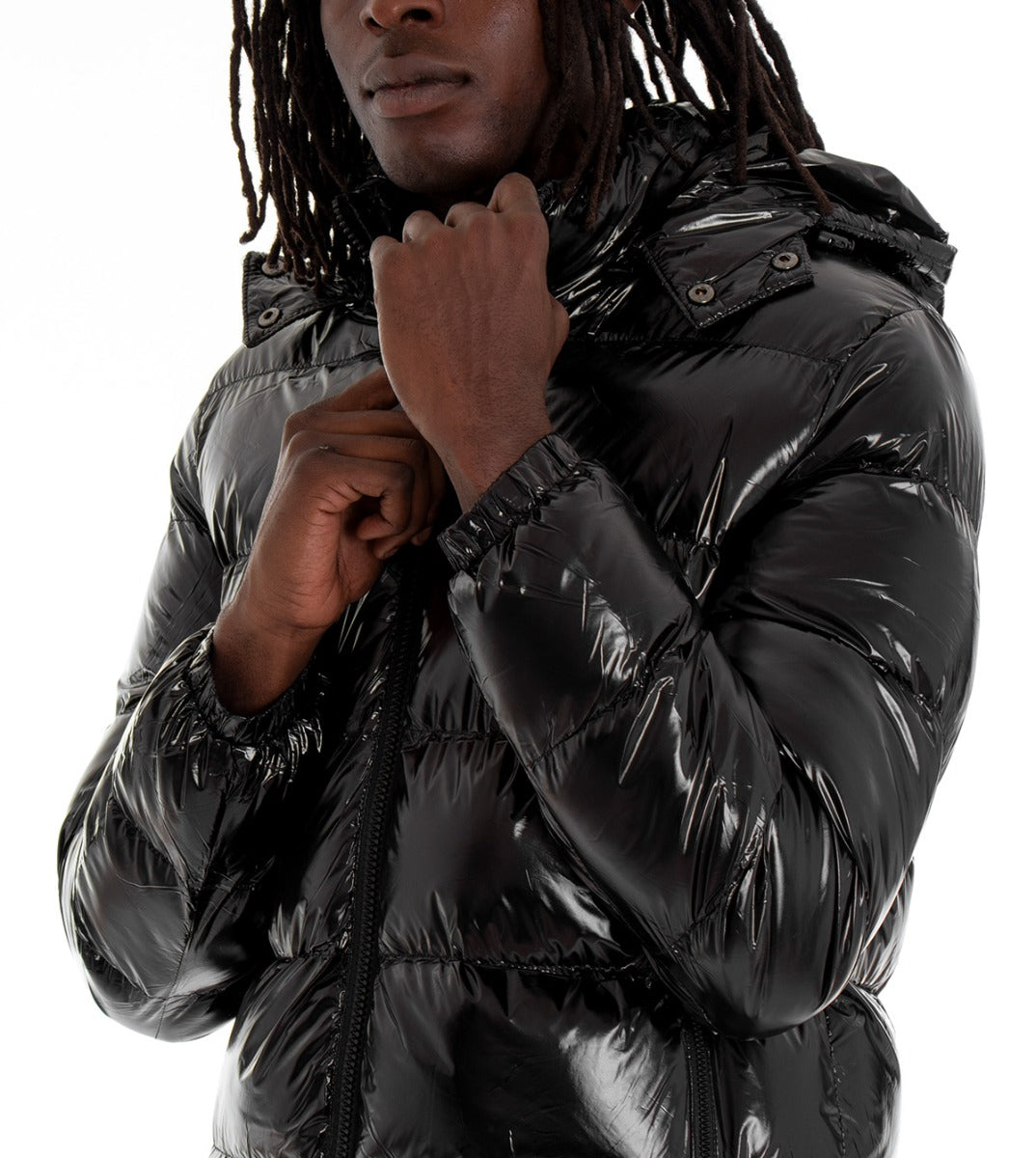 Puffer Bomber para Homem com Capuz