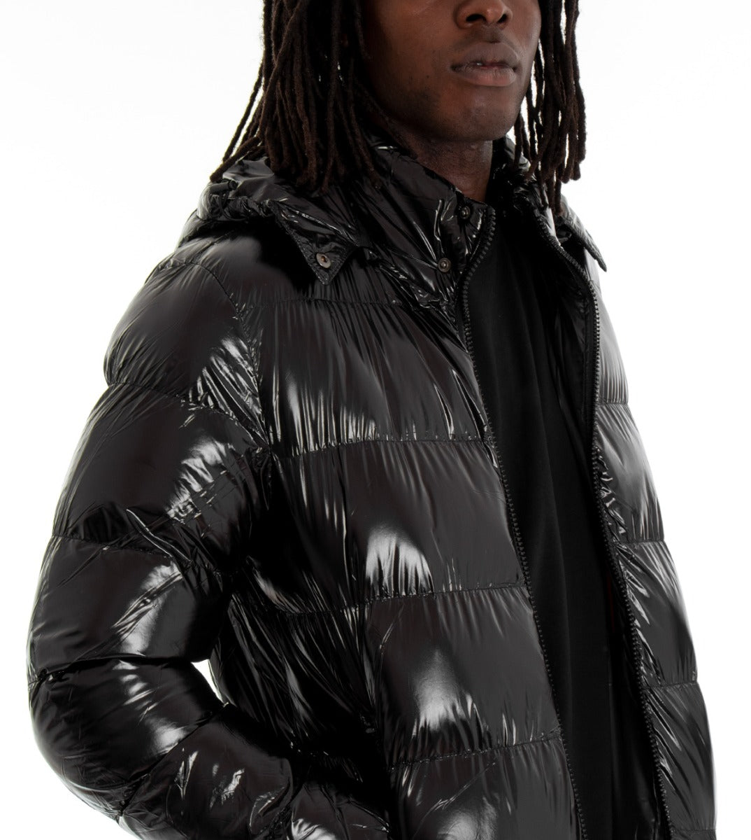 Puffer Bomber para Homem com Capuz