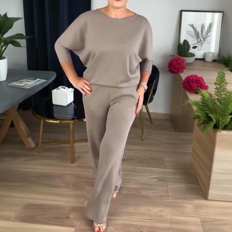 Lunaria | Conjunto Elegante de 3 Peças para Mulher com Cardigan, Top e Calças