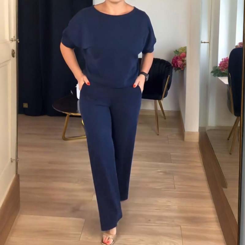 Lunaria | Conjunto Elegante de 3 Peças para Mulher com Cardigan, Top e Calças