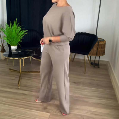 Lunaria | Conjunto Elegante de 3 Peças para Mulher com Cardigan, Top e Calças